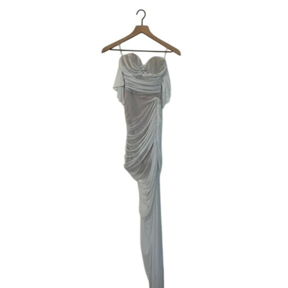 Nookie x REVOLVE Dita Mesh Gown in White XS - Picture 4 of 9